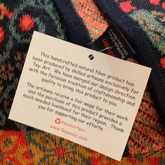 Mirabelle Poncho Alpaca Designed by Tey-Art - Picture 8 of 11